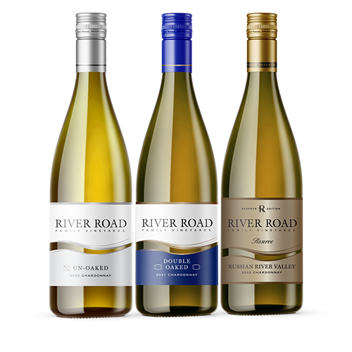 3 Bottles of River Road Wine